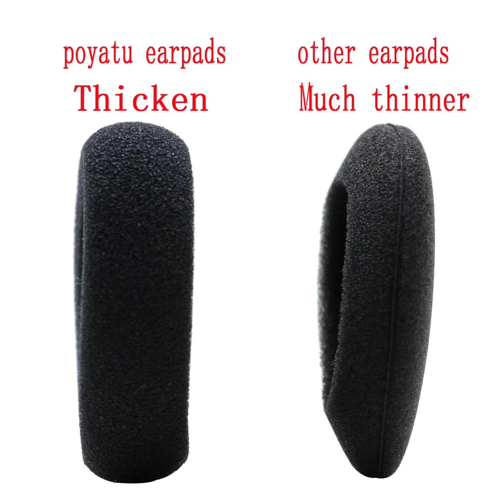POYATU 2 Pairs Earpads  for Koss Porta Pro Ear Pads Cushions Cover for Koss Porta Pro PP Headphone Soft Foam Replacement Parts
