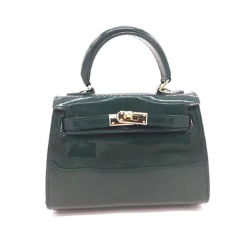 

GREEN Color WOMEN Girls PVC Candy Colors TOTE Bag Silicon Tote Beach bag Purse Messenger bag