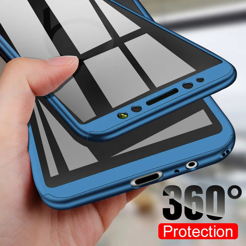 360 ударопрочный чехол с полным покрытием для телефона Redmi Note 8 7 6 5 Pro 4 4X 7A 6A 5A Prime
