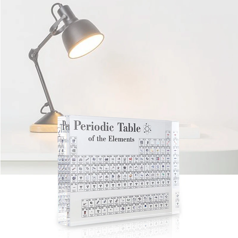 Акриловые периодической таблицы Дисплей с элементами стол Дисплей, с элементами студенческие подарки для учителей химический для декорирования вестибюлей