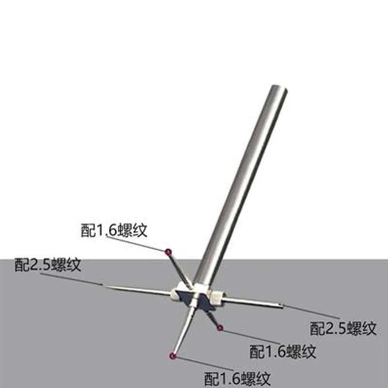 High precision altimeter rudy ball head probe with 6 or 8 shank 60mm  100mm point gauge height star stylus probe (9)