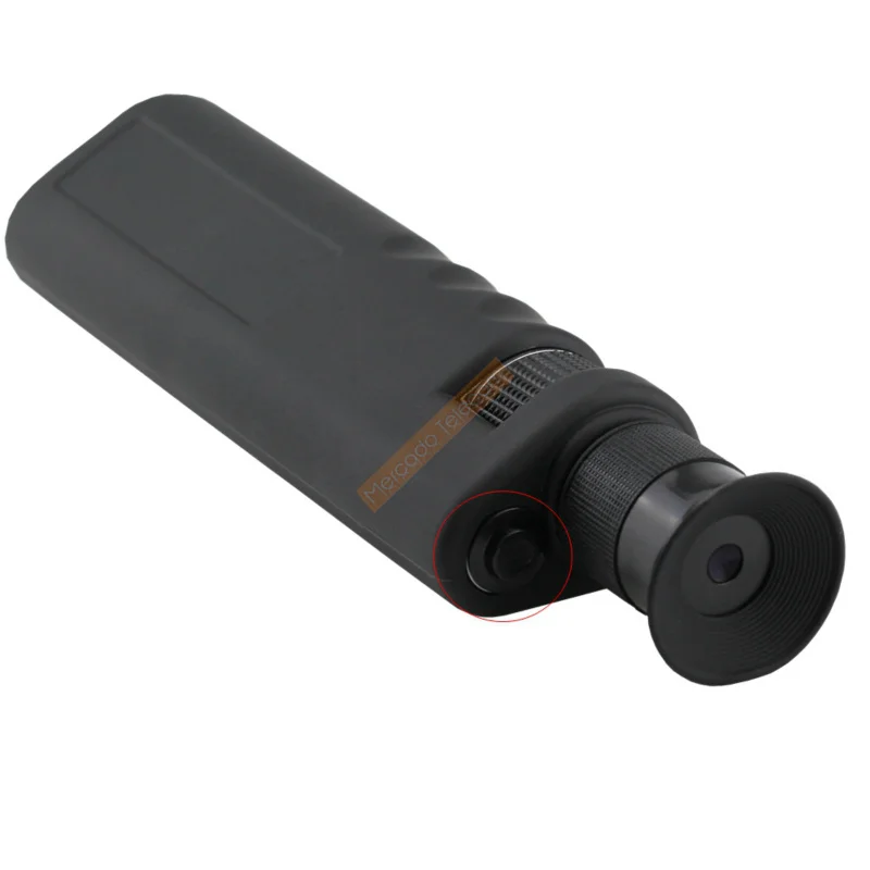 High precise 400X Fiber Optic Inspection Optical Microscope Handheld with 1.25 & 2.5mm Adapters Black Color 
