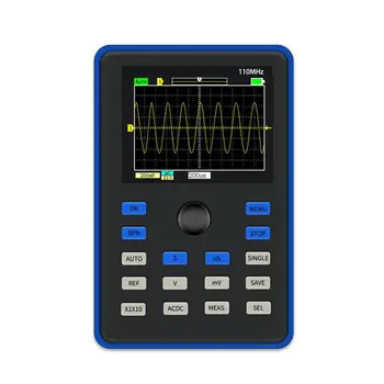 

DSO1C15 2.4 Inch Screen Digital Oscilloscope 500MS/s Sampling Rate 100MHz Analog Bandwidth Waveform Storage Oscilloscope