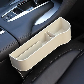 

The New 1Pair Universal Auto Car Seat Crevice Cup Phone Holder Organizer Plastic Storage Box Reserved design Accessories