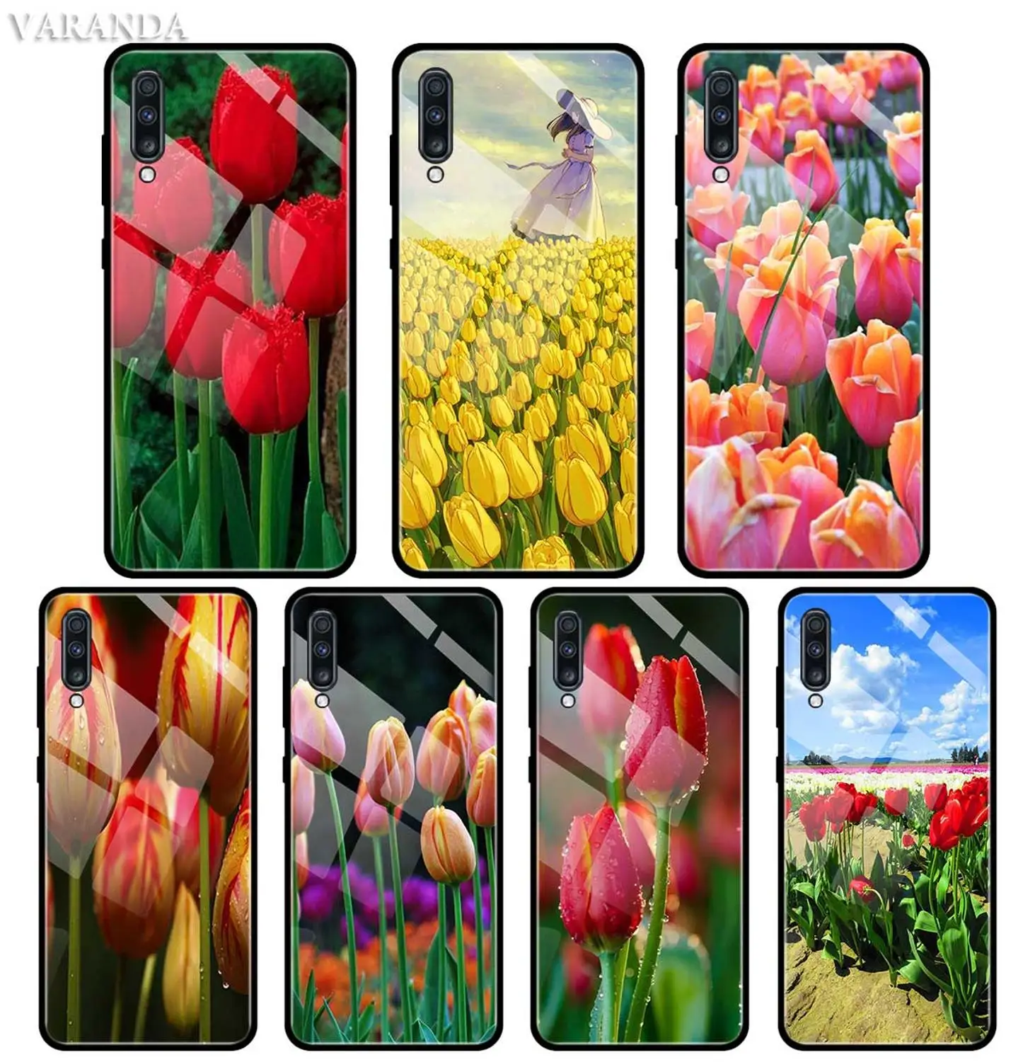 Чехол из закаленного стекла для Samsung A50 A40 A70 A71 A51 A30 A10 A10S A20S M30S J4 J6 Plus|Бамперы| |