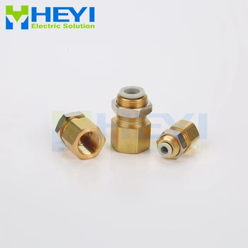 

5PCS/bag Air Pneumatic Straight Bulkhead Connector 12mm OD Tube One Touch Push Into Gas Connector internal thread Fitting
