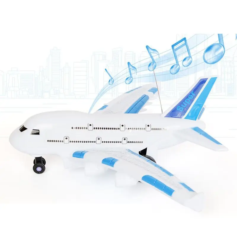 

Remote Control Airplane Toysery Airplane Toys for Kids with Lights and Sounds R9UE