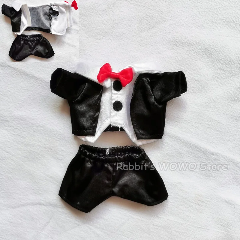 20cm Baby Doll Outfit Plush Doll's Clothes Lovely Hoodie Stuffed Toy Dolls Accessories for Korea Kpop EXO Idol Dolls 9