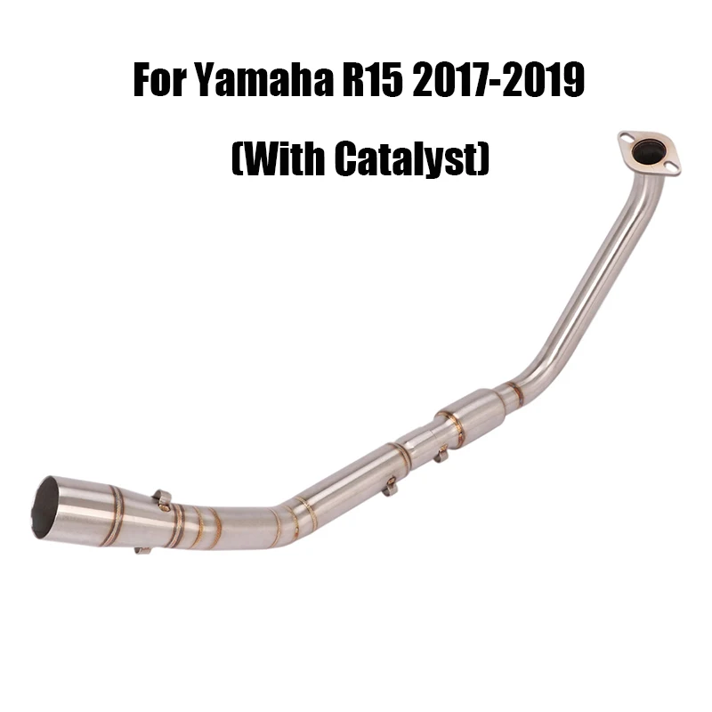 Для мотоцикла Yamaha R15 2017-2019 передняя звеньевая труба выхлопная Соединительная