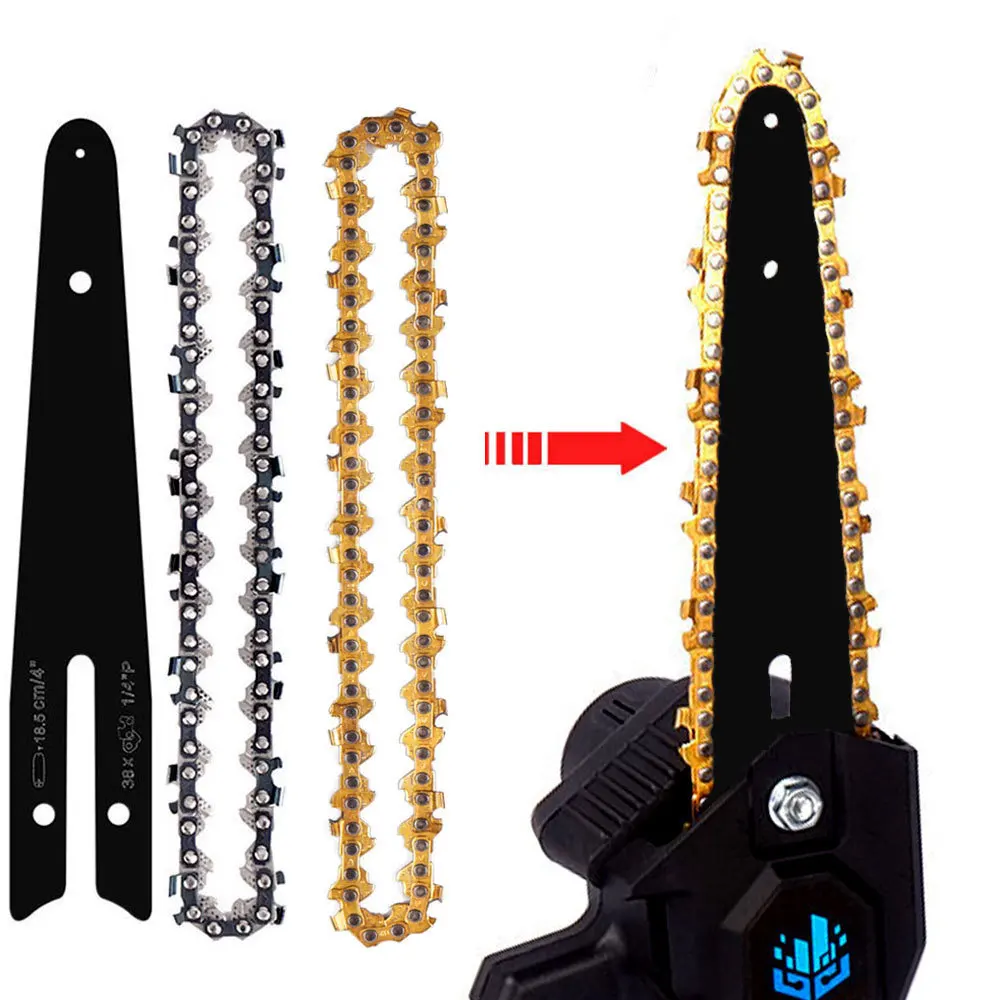 Catena Per Mini Motosega 6 Pollici - 4 Pezzi, Passo 1/4