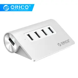 ORICO W5P-U2 ABS 4 порта USB 2,0 концентратор для настольного компьютера OTG концентратор USB разветвитель с несколькими usb-портами адаптер Micro USB и type-A