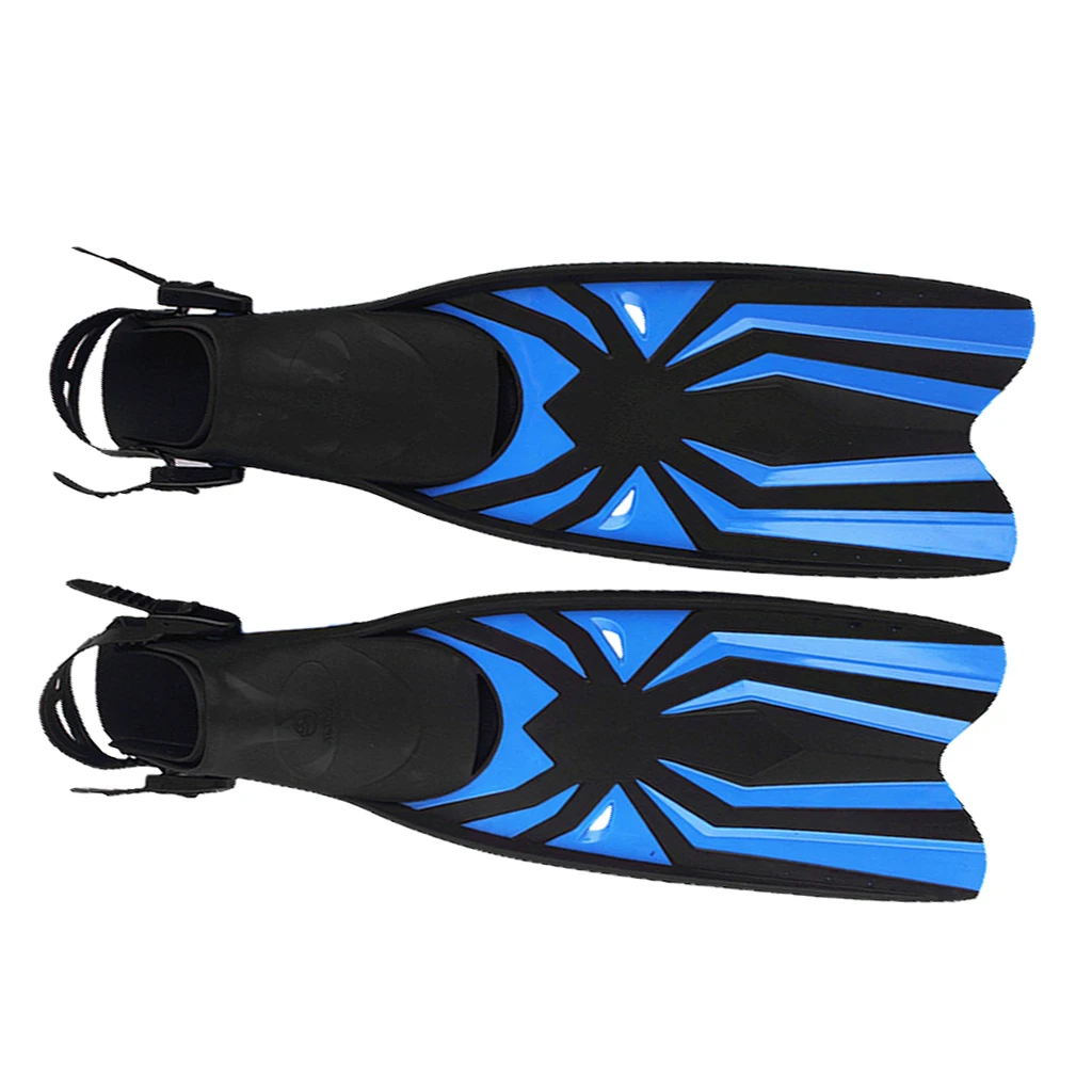 Freediving Spearfishing Scuba Diving Fins TPE Snorkeling Flippers with Spider Print for Adults Freediving Spearfishing Scuba Diving Fins TPE Snorkeling Flippers with Spider Print for Adults