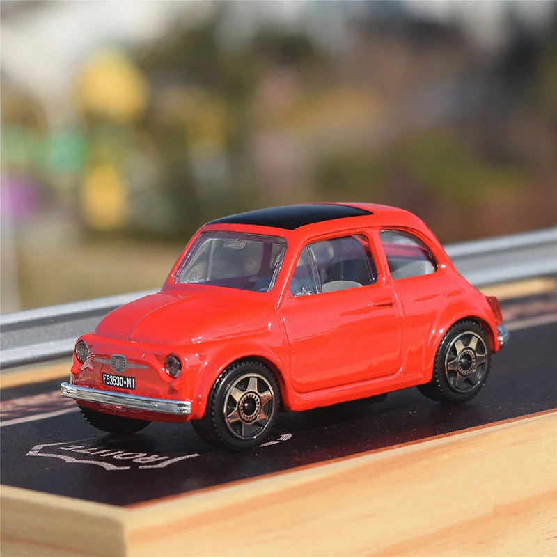 BUrago Diecast Alloy 1/43 Fiat 500 Cute Retro Vintage Car Taxi Car Model  Adult Classic Collection Static Display Boy Toy - AliExpress