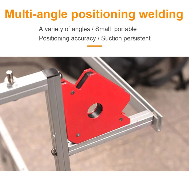 TRANVON 2 шт. Магнитный сварочный угловой держатель позиционер пайки локатор для сварки углов Магнитный сварочный магнитный держатель 25 фунтов