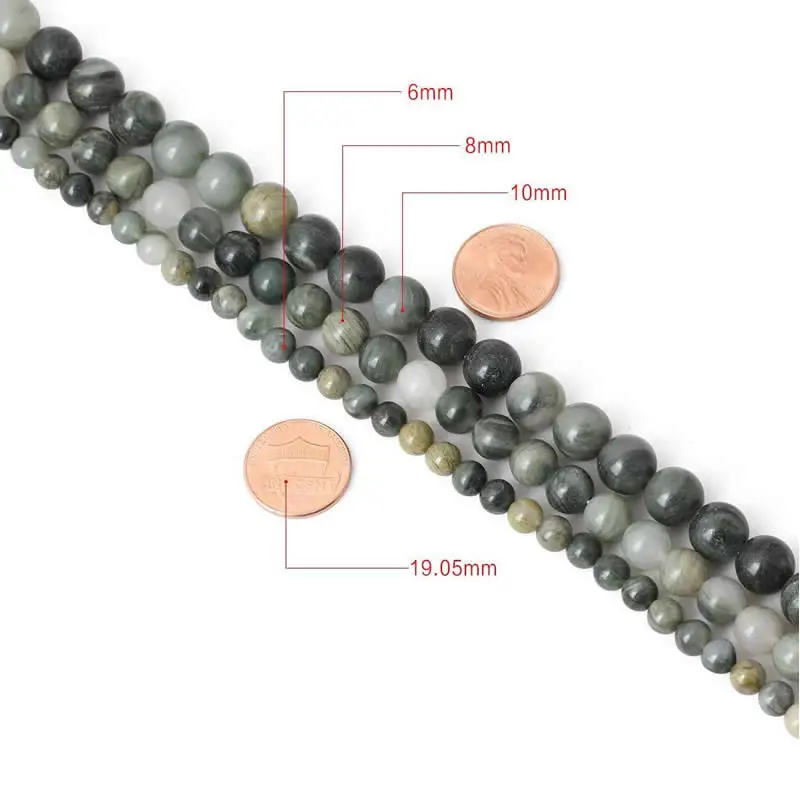 Бирюзы морской осадочный агат натуральный камень бусины Свободные