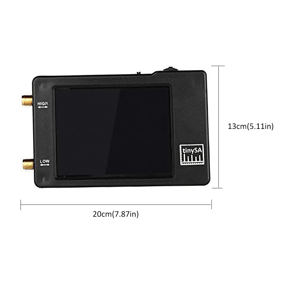 US $44.75 Spectrum Analyzer Hand Held TinySA 28 Inch 100kHz To 960MHz Black Interphone Measurement Spectrum Analyzer
