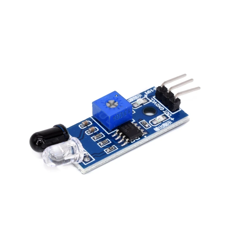 Infrared barrier module Barrier Trolley Sensor Trace Smart Car Distance Adjustable | Электроника