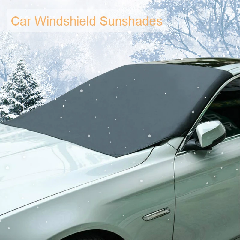 

Magnetic Car Front Windscreen Snow Ice Shield Cover Autos Windshield Sunshade Anti-frost Anti-fog Universal Car Sun Protector