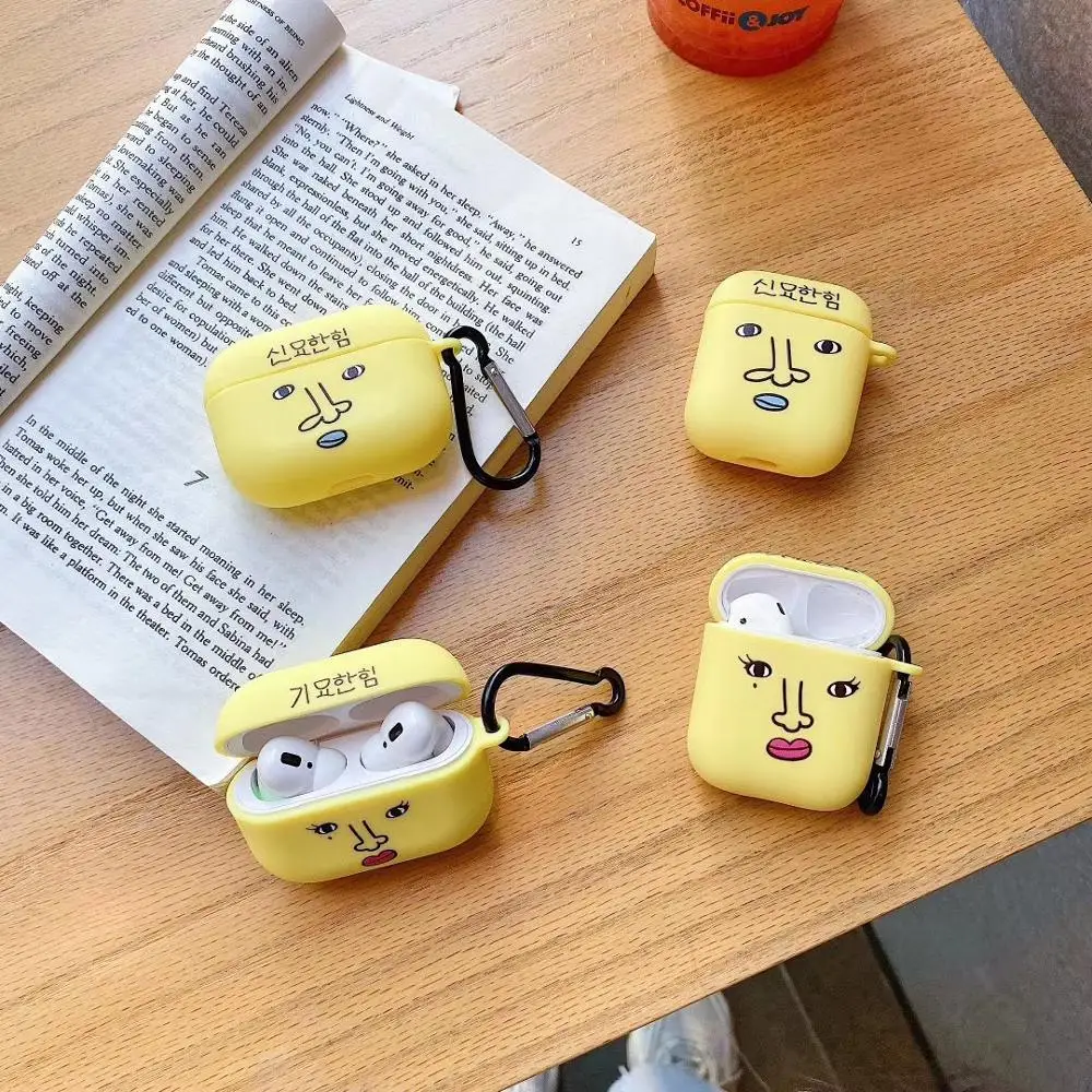 Чехол для наушников Airpods 1/2 Pro мягкий гладкий уверенный в себе с изображением