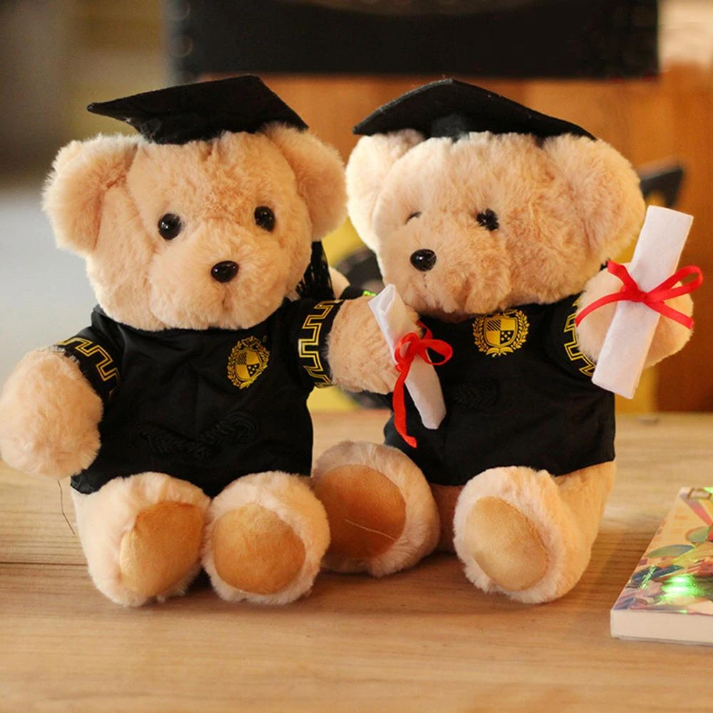 Doctor Bear Plush Doll In Graduation 