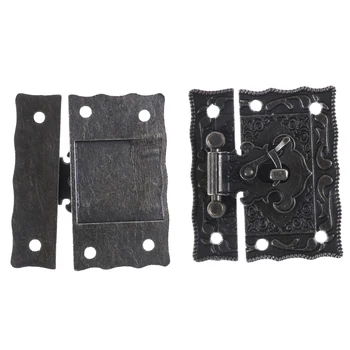 

1PCS Box Suitcase Toggle Latch Buckles,Wooden Box Lock,Bronze Tone,Home DIY,Wood Working,Antique Lock 51mm*43mm