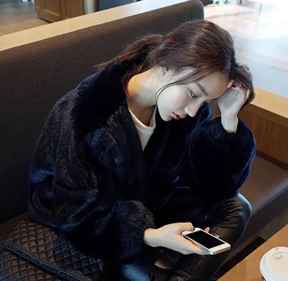 Пушистая зимняя женская куртка из искусственного меха, пальто из искусственного меха, пальто для женщин размера плюс, пушистая верхняя одежда из искусственного меха Z279