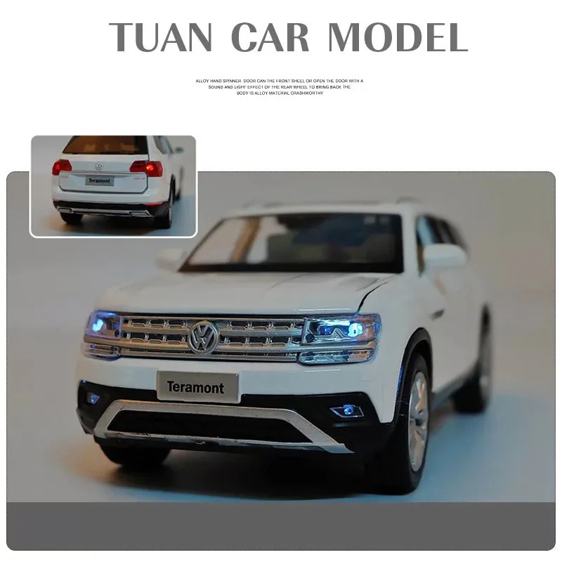 Модель автомобиля Volkswagen Teramont 1:32 модель из сплава литой под давлением Игрушечная 6