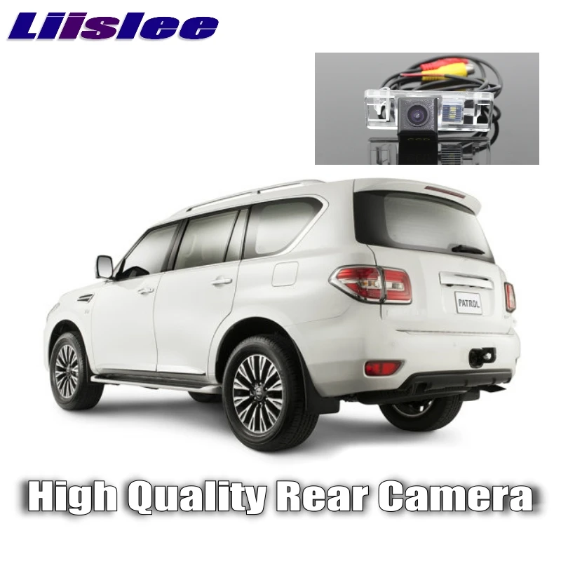 LiisLee Автомобильная HD камера заднего вида для Nissan Patrol Royale Y62 1997~ ночного видения, высокое качество, специальная камера заднего вида