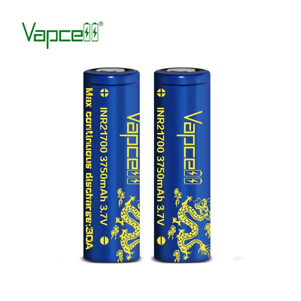 Бесплатная доставка Vapcell 21700 3750mah 30A 3 7 V rewrap s30 mooch тест истинная оценка Высокая