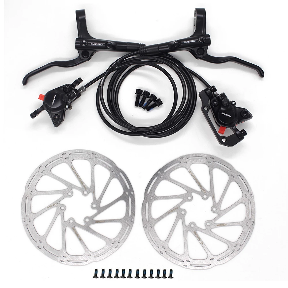 Shimano BR MT200 M315 Тормоз MTB велосипед MTB Гидравлический тормоз в сборе 750 мм/1550 мм и RT56 поворотный цилиндр 1600 мм
