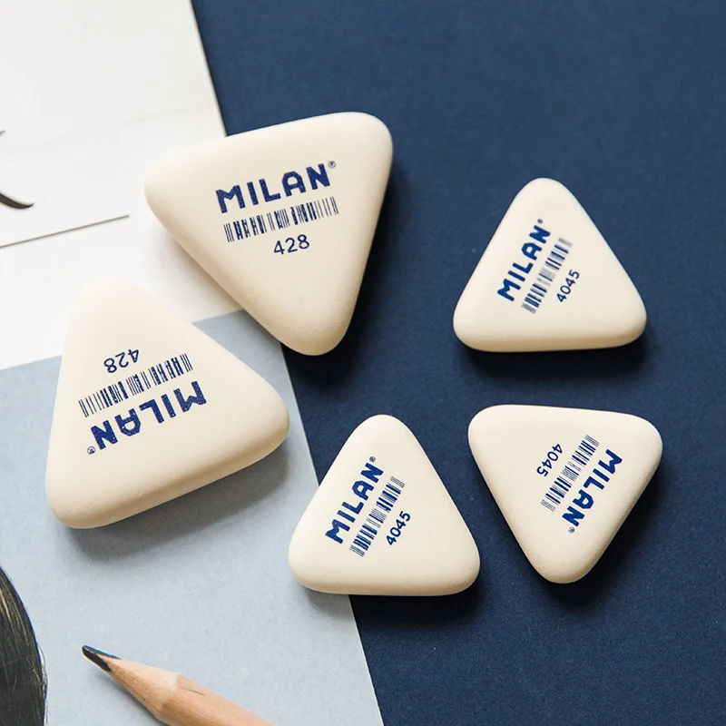 1pcs MILAN Rubber Erasers for Pencil Sketch Drawing Erasing Cleaning Stationery Office School Fine Art Supplies F646 3