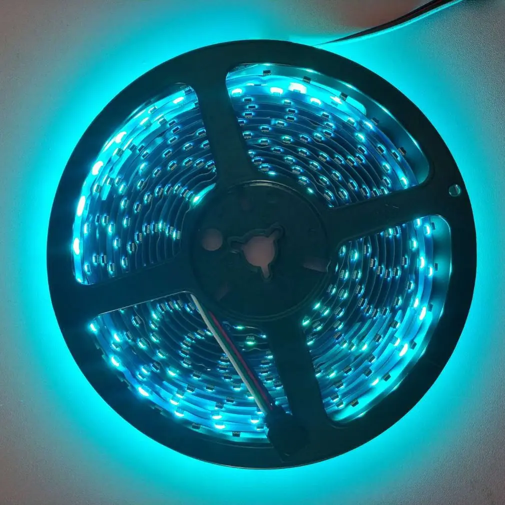 ICOCO 5 метров супер яркий 480 Led/M 2400 Led/5 м 2835 теплый белый/холодный белый 12 В двухрядная гибкая светодиодная лента Прямая поставка