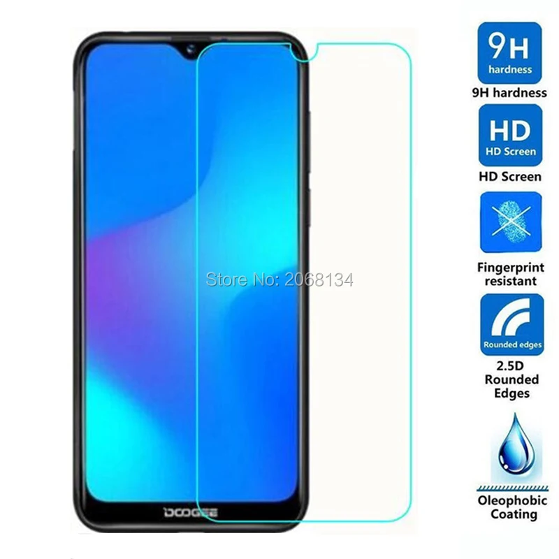 Закаленное стекло 2.5D Для Doogee N20 защитная пленка 9H Защита экрана для Y9 Plus |