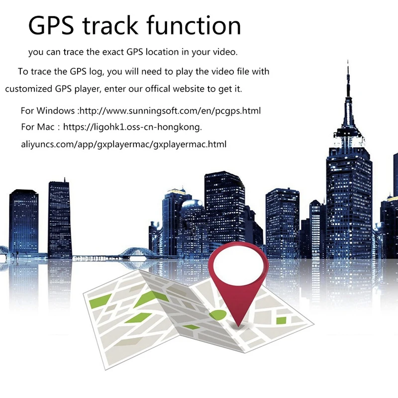 New 3 Inch GPS 1080P Camera HD Car DVR Dash Cam Video Recorder G-Sensor Driving Recorder