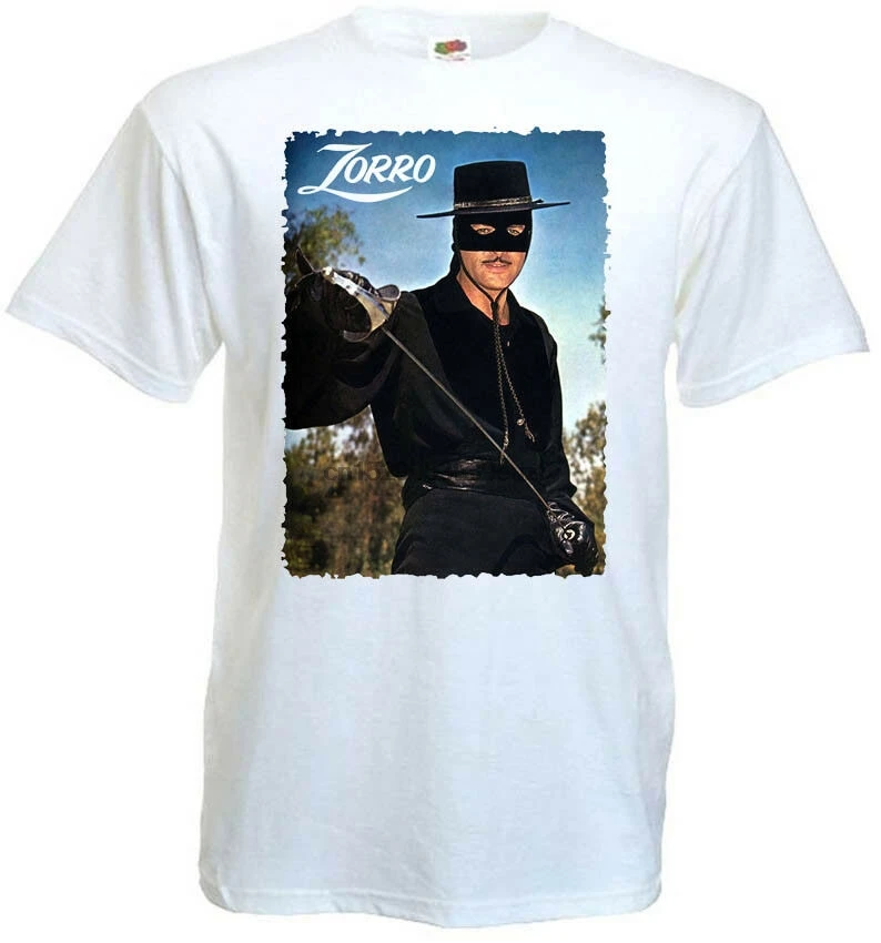 Zorro Ver.11 футболка белый фильм плакат все размеры S... 5Xl | Мужская одежда