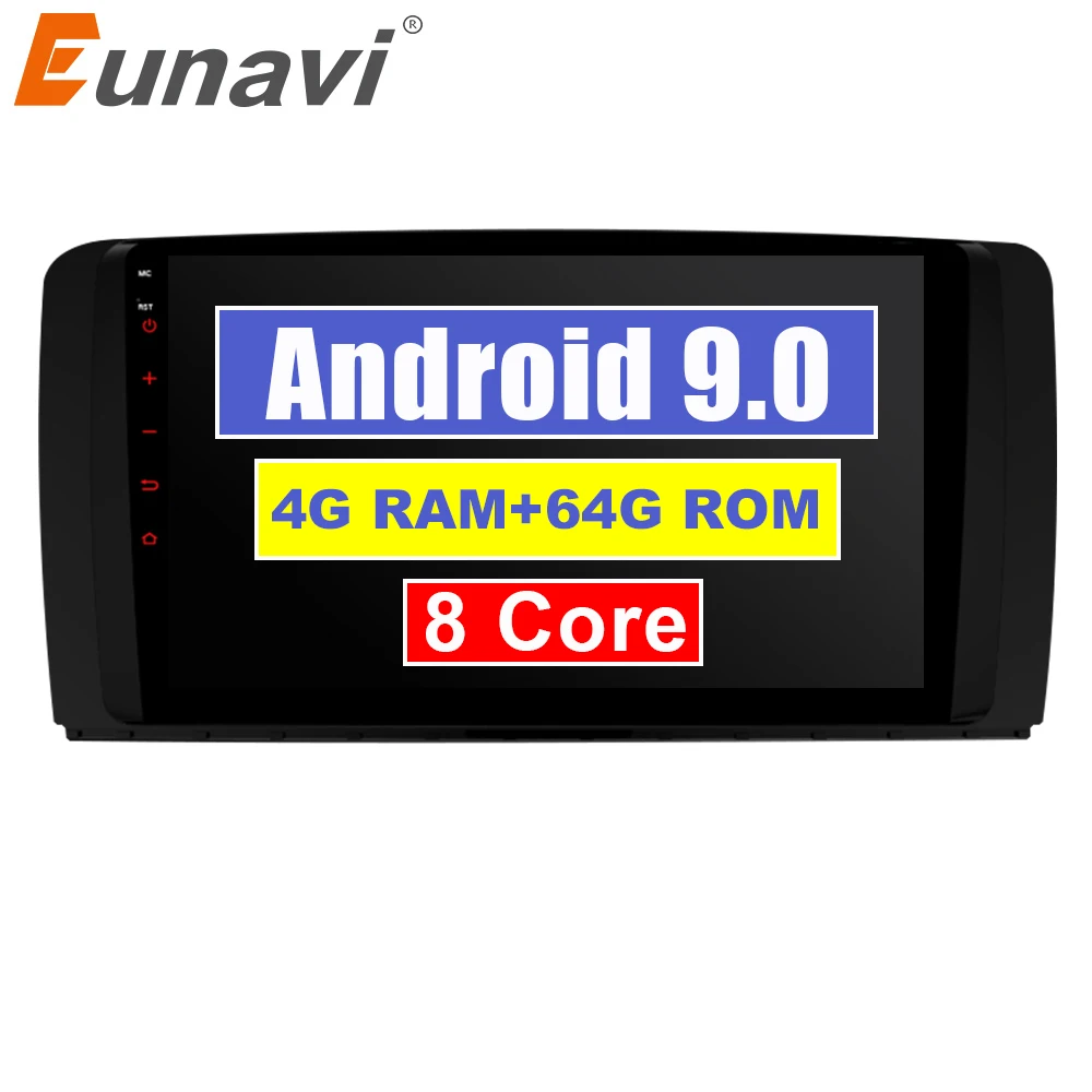 1024*600 Octa Core Android 9 0 автомобильный DVD для Mercedes Benz AMG/R Class W251 R280 R300 R320 R350 GPS Радио стерео 4