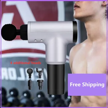 

Electric Fascia Massage Gun Relaxation Massager Therapy 6speed Adjustment Deep Vibration Muscle Relaxation Fitness For Home Gym