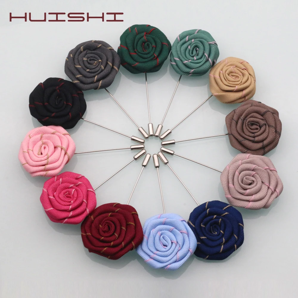 Broche De Flores De Tela Para Mujer, Broche De Moda Y Cabeza De