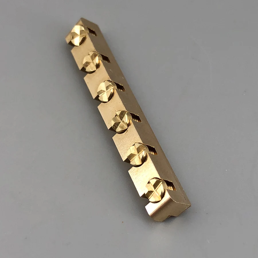 42MMHeightAdjustableBellBrassNutGuitarBrassBridgeNut