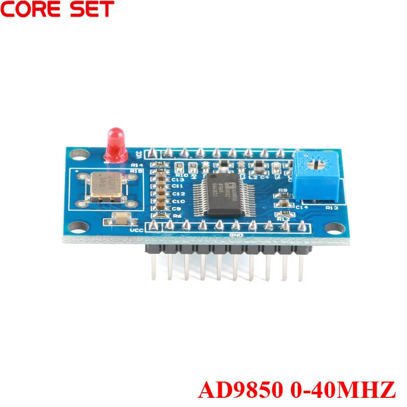 AD9850 DDS Signal Generator Module 0-40MHZ 2 Sine Wave 2 Square DDS Generator Low-pass Filter 125MHZ Crystal Oscillator Test