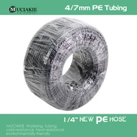 20/50/100เมตร1/4 "ท่อ PE สีดำมีความยืดหยุ่นท่อประปาสำหรับสวนน้ำชลประทานระบบกรองน้ำอุปกรณ์ตู้ปลา 6