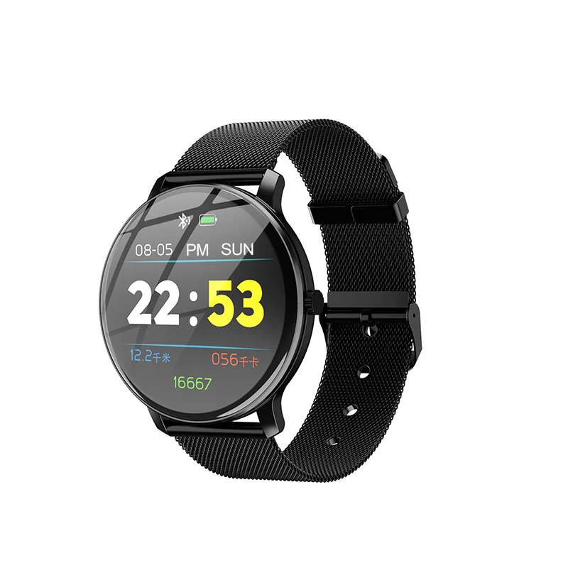 

Smart Watch IP67 Waterproof Fitness Tracker R88 Bracelet Multi-Sport Mode Heart Rate IPS HD Round Screen Bluetooth Wristbands
