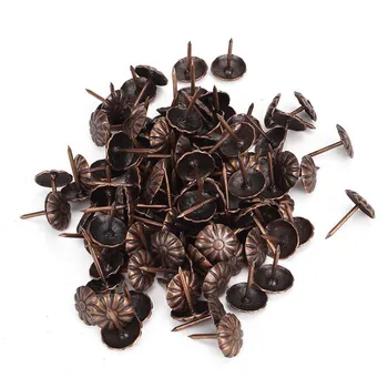 

100 pcs Elegant vintage bronze decorative nails for furniture