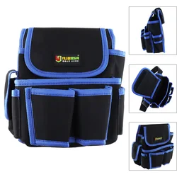 Sac à outils de taille multifonctionnel, Durable, étanche, avec 4 trous, 2 poches, perceuse électrique, poche pour l'entretien domestique et industriel 