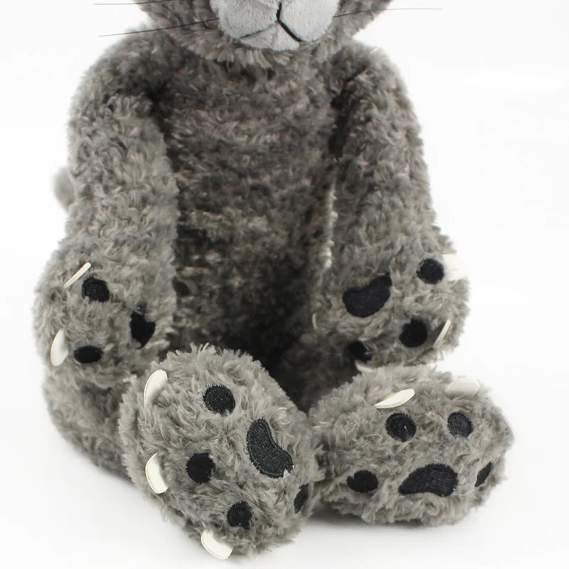 40cm Stuffed Cats Plush Toys Japan Scratch Kitten Peluche Sharp Paw Neko Soft Toy Children Kids Novel Gifts