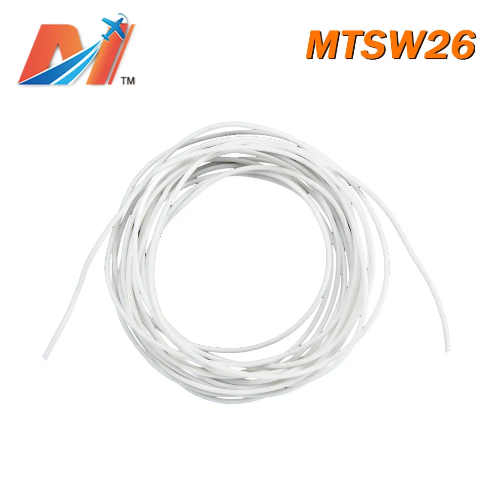

Maytech Clearance Sale (1meter) power silicon wire AWG26 WHITE COLOR