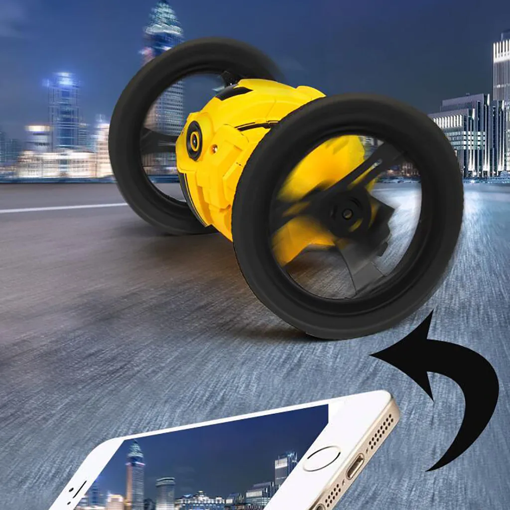 2,4G WiFi FPV HD камера RC прыгающий автомобиль прыгающий высокий трюк автомобиль музыкальный светодиодный фары RC прыгающий автомобиль игрушка в подарок# G4