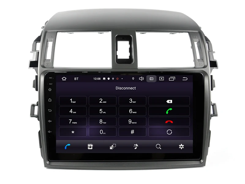 Новое поступление, " HD Android 10,0 Автомобильный gps для Toyota Corolla 2011 Автомобильный Радио мультимедийная лента рекордер bluetooth навигация