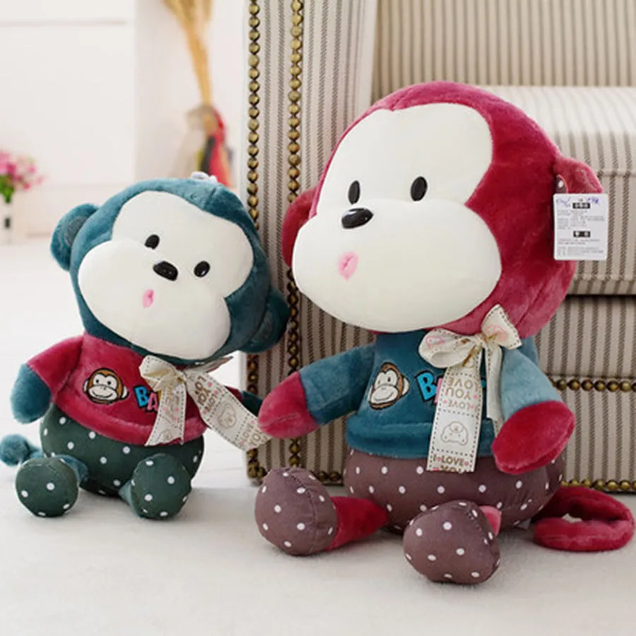 Розовые большие мини большие зеленые Плюшевые игрушки Куклы Kawaii игрушки для животных мягкие игрушки обезьяна плюшевая/нано кукла PP хлопок CC50MR