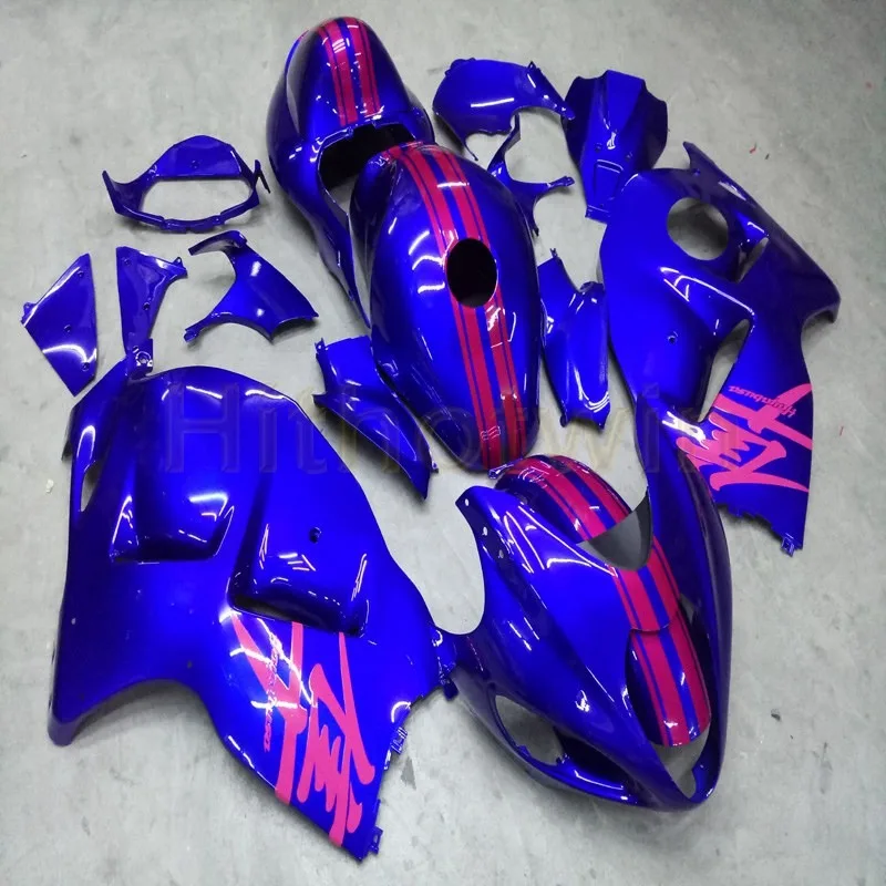 A Пользовательские мотоцикла обтекатель корпуса для Suzuki GSX-R1300 1997 1998 1999 2000 2001 2002 2003 2004 2005 2006 2007+ синий - Цвет: A